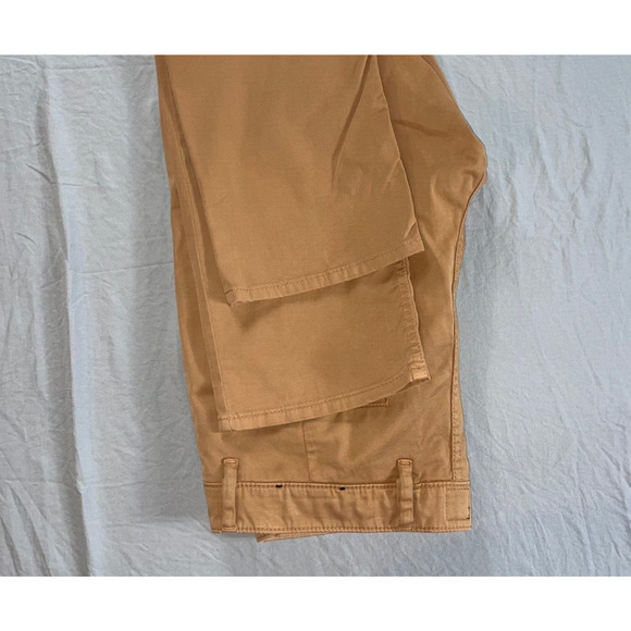 Hugo Boss Slim Fit Flat Front Stretch Cotton 'Schino' Pants. Washed Orange 34X31 - Picture 4 of 9